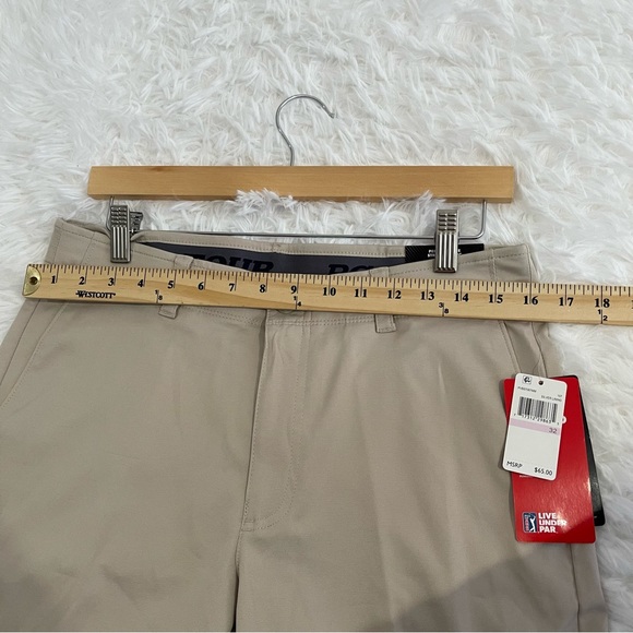 PGA Tour Shorts Men’s Size 32 khaki, golf shorts - Picture 6 of 7
